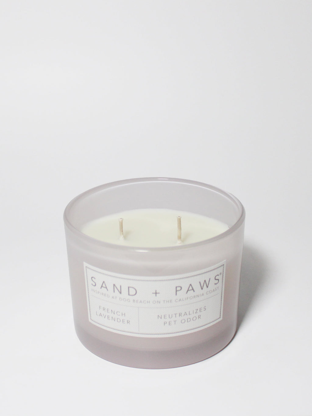 Sand + Paws French Lavender 12 oz scented candle